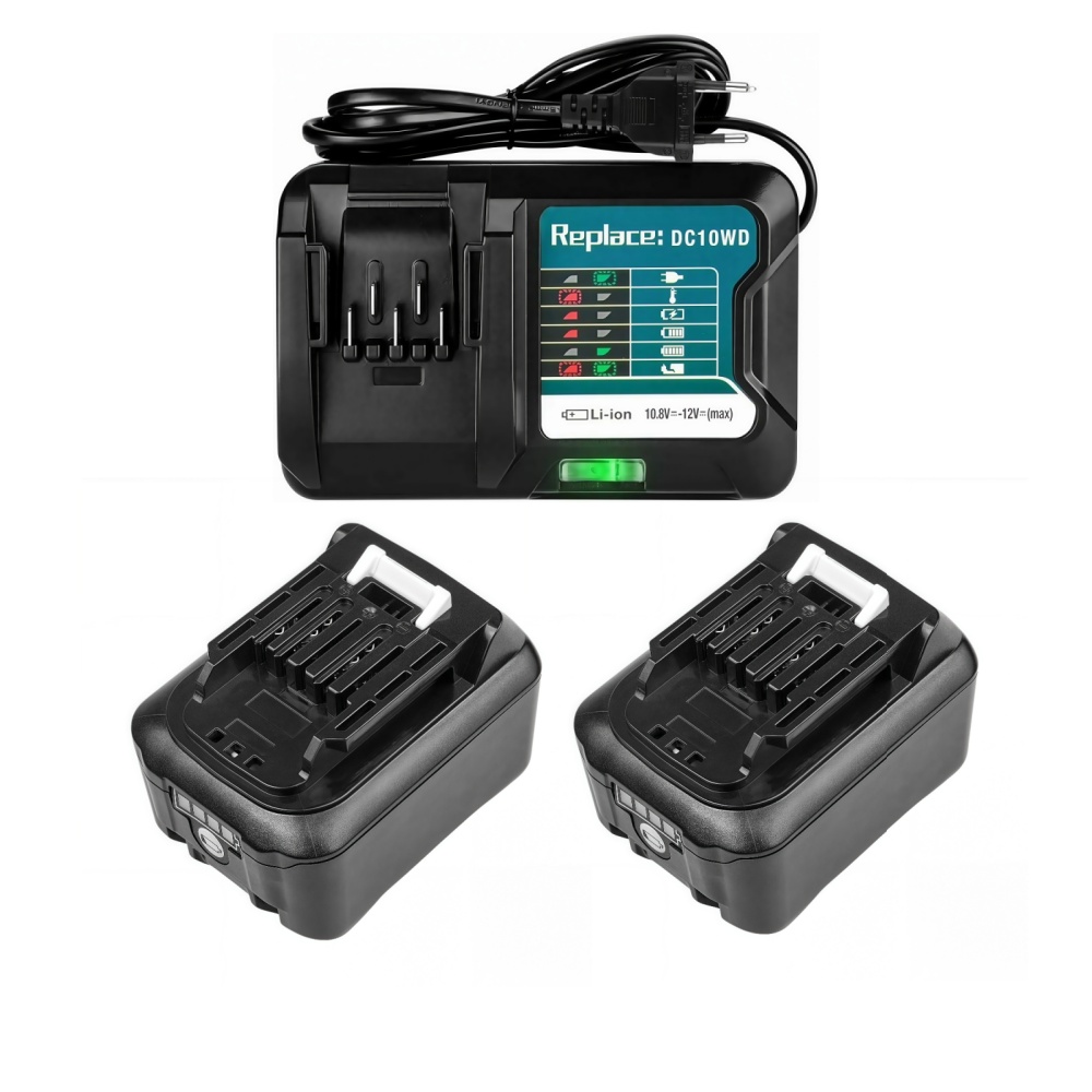 Makita Drill Hp1640 - Akumulator litowo-jonowy 10.8V 12V 6A do