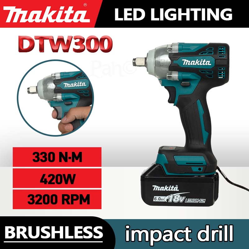 Makita Drill Dtw300 - MAKITA DTW300Z Bezszczotkowy klucz udarowy akumulatorowy