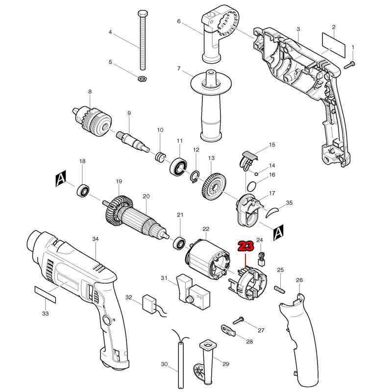 Uchwyt szczotek zamiennik do M – Makita Drill Hp1640 recenzja i cena