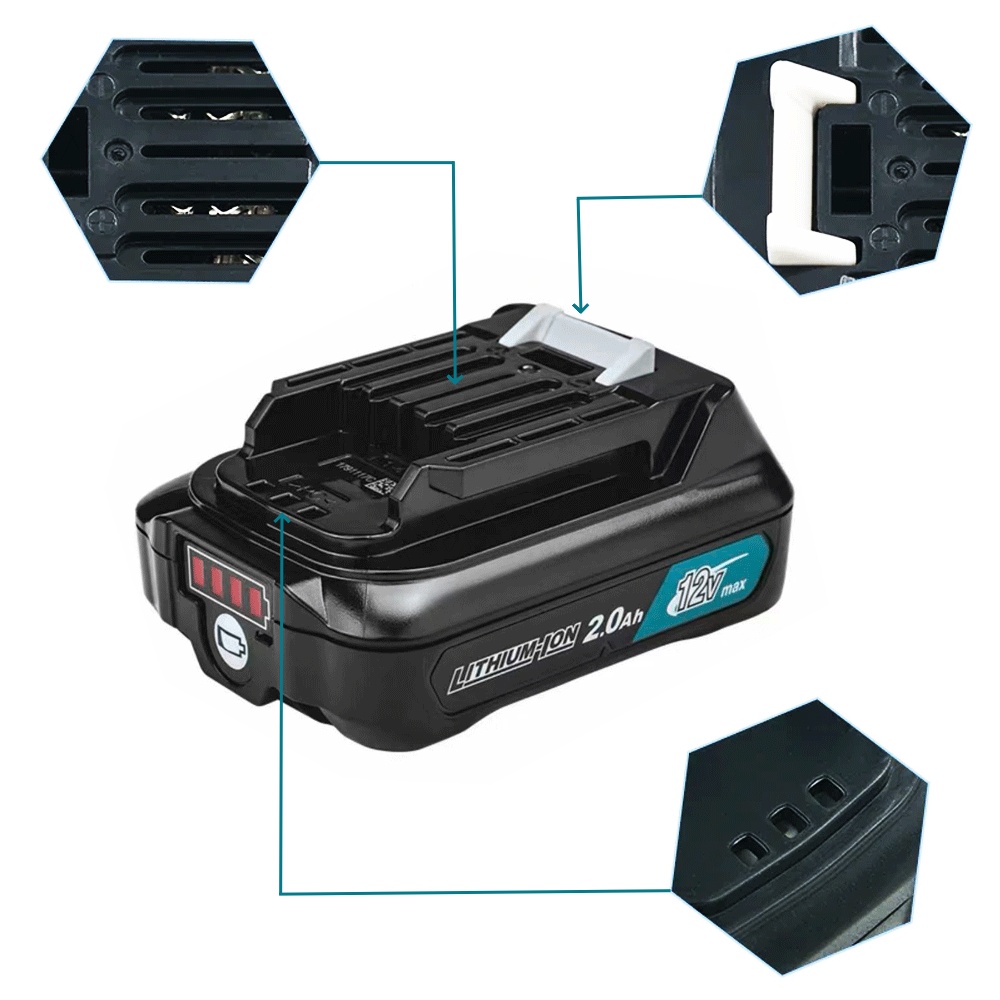 1 SZT. 10.8V 12V Max 2.0Ah Aku – Makita Drill Hp1640 recenzja i cena