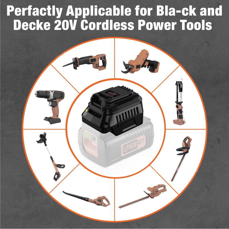 Adapter baterii HAKSINKY BD40B – Black+Decker Tool Cordless recenzja i cena