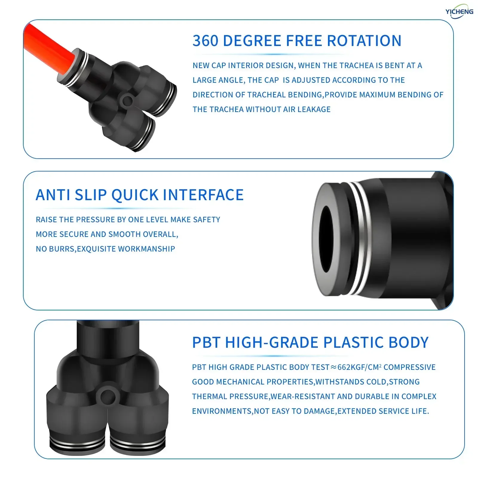 Złączka pneumatyczna do węża 6 – Push Fit Connector recenzja i cena