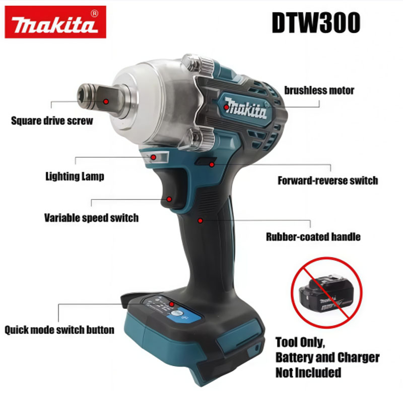 Zestaw narzędzi Makita DTW300  – Makita Drill Dtw300 recenzja i cena