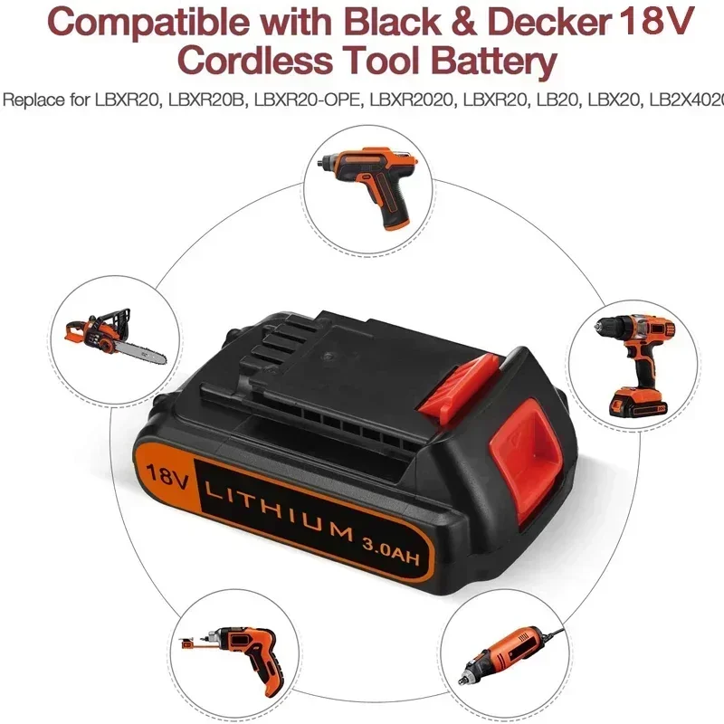 18V 3.0Ah BL2018 Zamiennik aku – Black+Decker Tool Cordless recenzja i cena