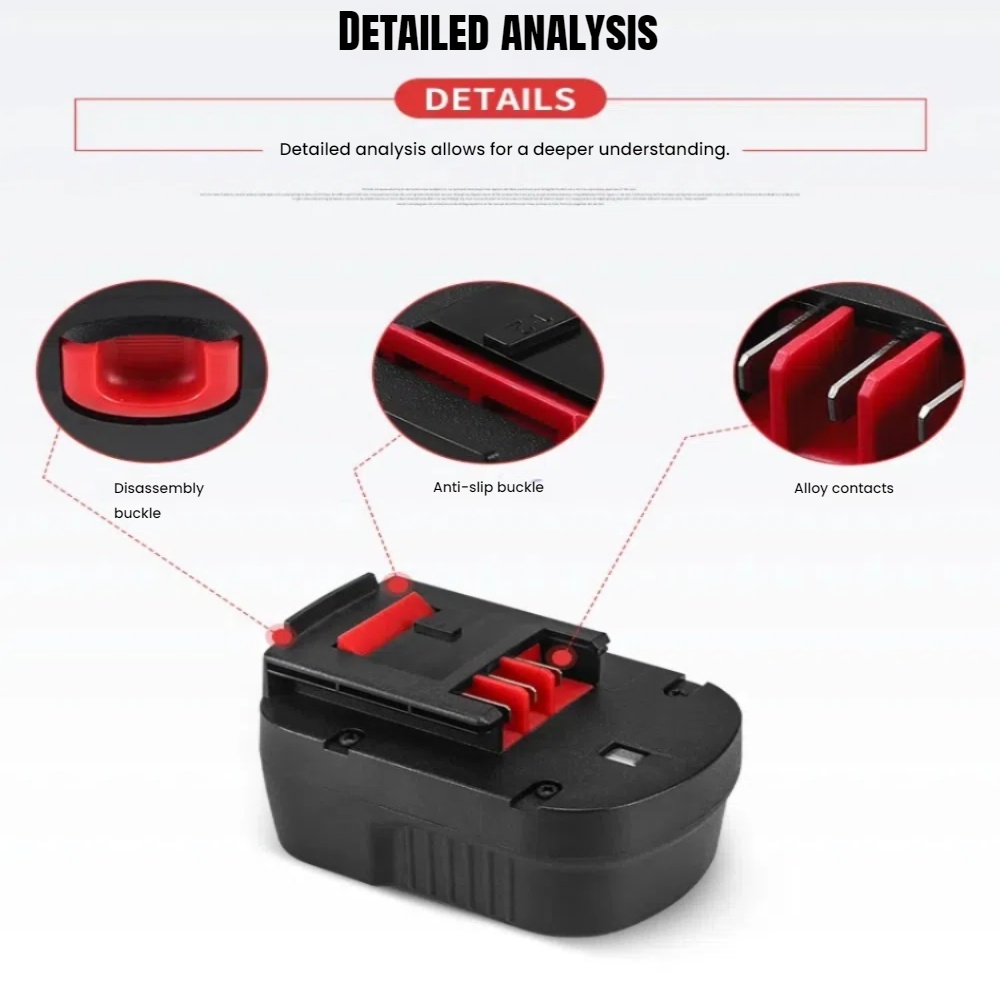 Ulepszona bateria Ni-MH 14,4 V – Black+Decker Tool Cordless recenzja i cena